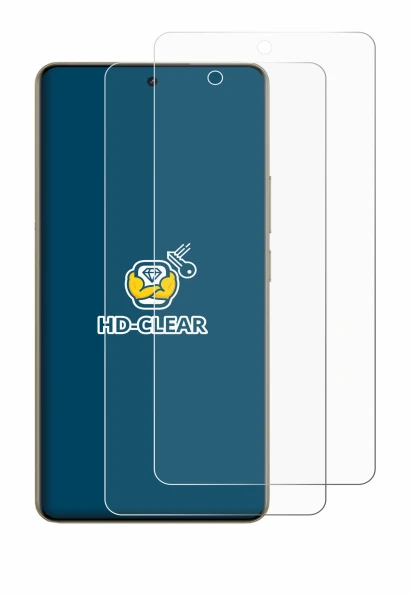 Immagine del dispositivo realme 16 con un'ampia varietà di protezioni per lo schermo.