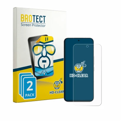 Parte frontale di una confezione del prodotto con il logo del marchio BROTECT. Accanto è raffigurato il dispositivo Oppo K15 P