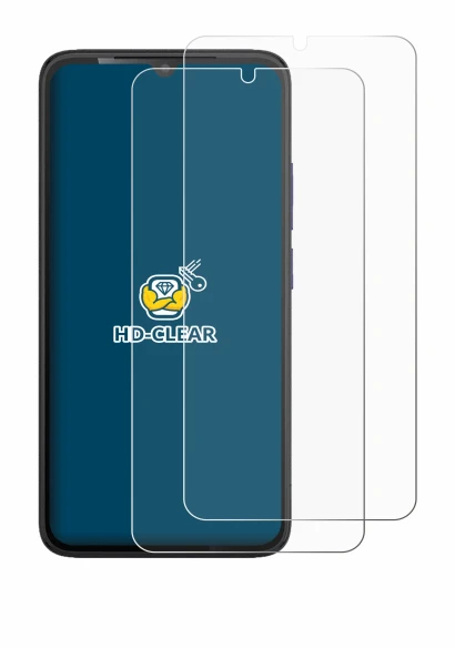 Immagine del dispositivo TCL K70 SE con un'ampia varietà di protezioni per lo schermo.