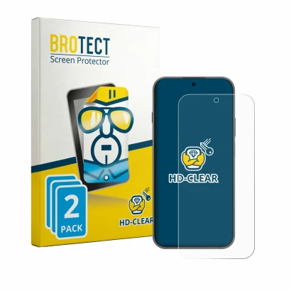 Parte frontale di una confezione del prodotto con il logo del marchio BROTECT. Accanto è raffigurato il dispositivo Huawei Nov
