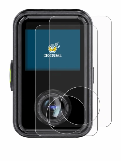 Immagine del dispositivo Vantrue E360 Ace con un'ampia varietà di protezioni per lo schermo.
