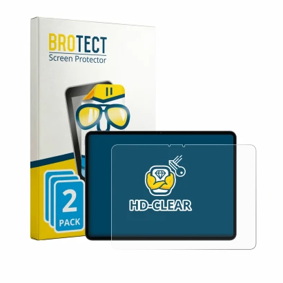 Parte frontale di una confezione del prodotto con il logo del marchio BROTECT. Accanto è raffigurato il dispositivo OnePlus Pa