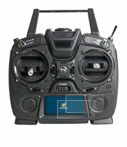 Immagine del dispositivo Graupner MZ-10 HOTT con un'ampia varietà di protezioni per lo schermo.