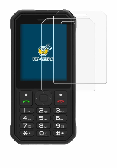 Immagine del dispositivo AGM M11 con un'ampia varietà di protezioni per lo schermo.
