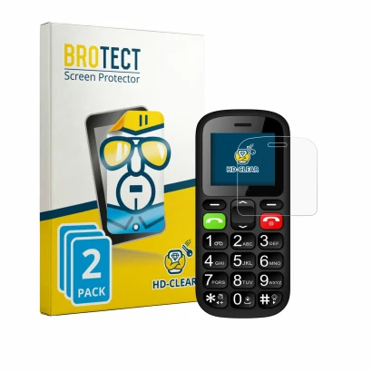 Parte frontale di una confezione del prodotto con il logo del marchio BROTECT. Accanto è raffigurato il dispositivo artfone CS