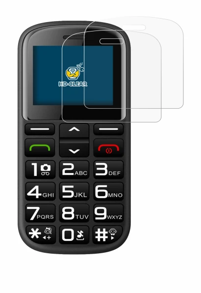 Immagine del dispositivo artfone CS182 con un'ampia varietà di protezioni per lo schermo.