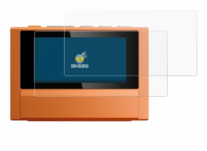Immagine del dispositivo FiiO SnowSky Echo con un'ampia varietà di protezioni per lo schermo.