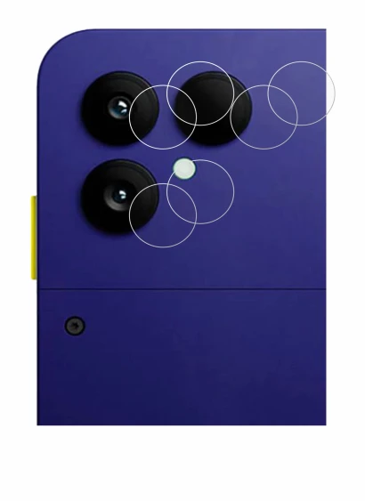 Immagine del dispositivo Fairphone 6 Plus (SOLO Camera) con un'ampia varietà di protezioni per lo schermo.