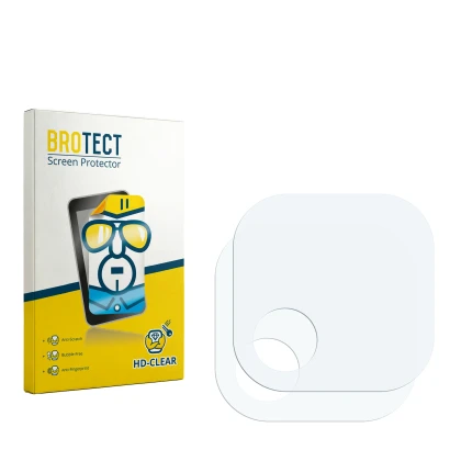 Parte frontale di una confezione del prodotto con il logo del marchio BROTECT. Accanto si trova la protezione per lo schermo c