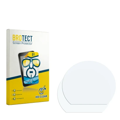 Parte frontale di una confezione del prodotto con il logo del marchio BROTECT. Accanto si trova la protezione per lo schermo c