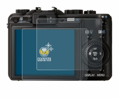 Immagine del dispositivo Canon PowerShot G9 con un'ampia varietà di protezioni per lo schermo.