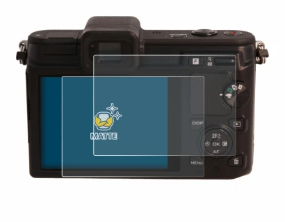 Immagine del dispositivo Nikon 1 V1 con un'ampia varietà di protezioni per lo schermo.