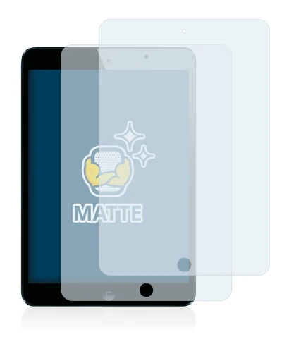 Immagine del dispositivo Apple iPad Mini 1 2012 con un'ampia varietà di protezioni per lo schermo.