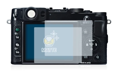 Immagine del dispositivo Fujifilm X20 con un'ampia varietà di protezioni per lo schermo.