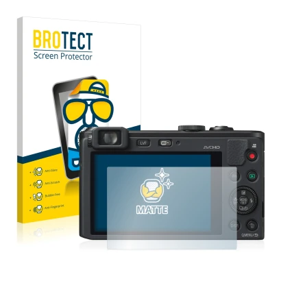Parte frontale di una confezione del prodotto con il logo del marchio BROTECT. Accanto è raffigurato il dispositivo Panasonic