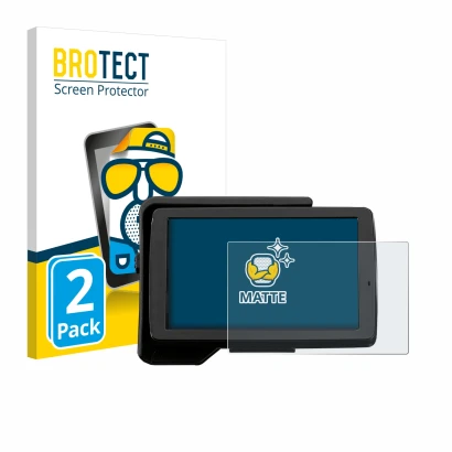 Parte frontale di una confezione del prodotto con il logo del marchio BROTECT. Accanto è raffigurato il dispositivo BMW R 1200