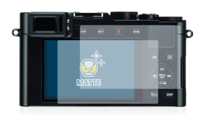 Immagine del dispositivo Leica D-Lux (Typ 109) con un'ampia varietà di protezioni per lo schermo.