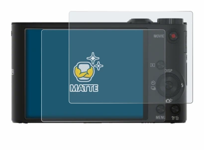 Immagine del dispositivo Sony Cyber-Shot DSC-WX350 con un'ampia varietà di protezioni per lo schermo.