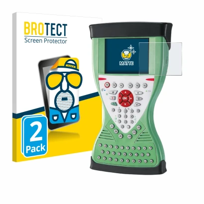 Parte frontale di una confezione del prodotto con il logo del marchio BROTECT. Accanto è raffigurato il dispositivo Leica Viva