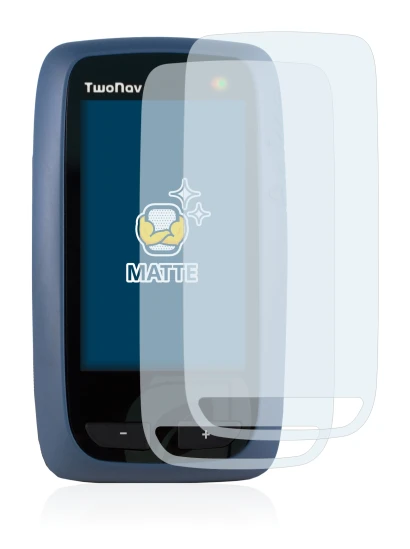 Immagine del dispositivo CompeGPS TwoNav Anima con un'ampia varietà di protezioni per lo schermo.