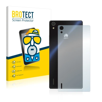 Parte frontale di una confezione del prodotto con il logo del marchio BROTECT. Accanto è raffigurato il dispositivo Huawei Asc