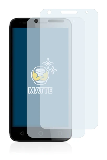 Immagine del dispositivo Alcatel Pixi 3 (5.0) 4G con un'ampia varietà di protezioni per lo schermo.