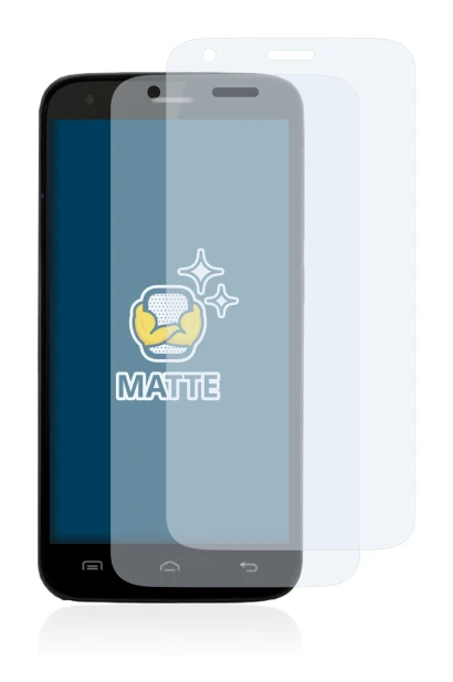 Immagine del dispositivo Doogee Valencia 2 Y100 con un'ampia varietà di protezioni per lo schermo.