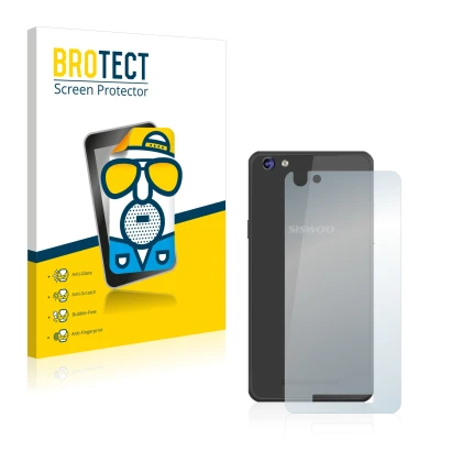 Parte frontale di una confezione del prodotto con il logo del marchio BROTECT. Accanto è raffigurato il dispositivo Siswoo C50