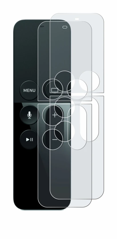 Immagine del dispositivo Apple Remote Control Apple TV 4 con un'ampia varietà di protezioni per lo schermo.