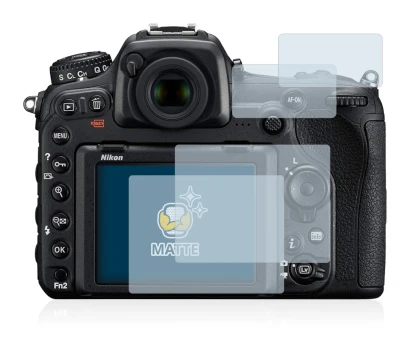 Immagine del dispositivo Nikon D500 con un'ampia varietà di protezioni per lo schermo.
