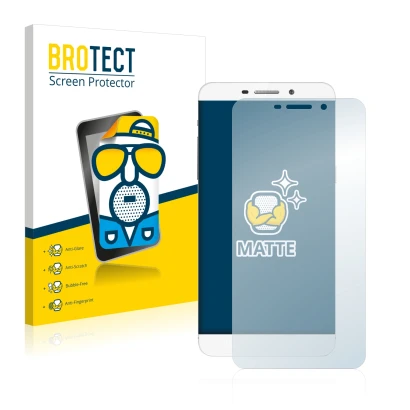 Parte frontale di una confezione del prodotto con il logo del marchio BROTECT. Accanto è raffigurato il dispositivo LeTV Le 1