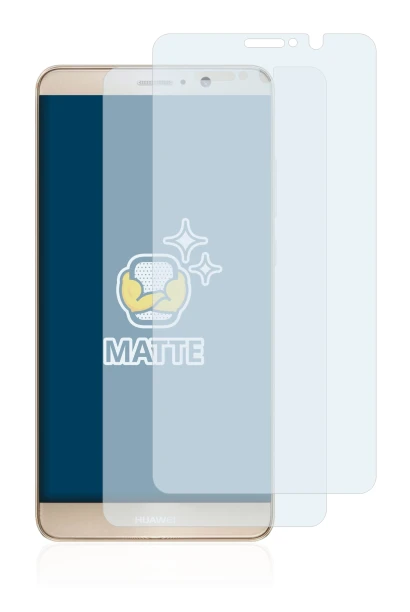Immagine del dispositivo Huawei Mate 9 con un'ampia varietà di protezioni per lo schermo.