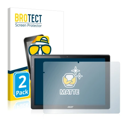 Parte frontale di una confezione del prodotto con il logo del marchio BROTECT. Accanto è raffigurato il dispositivo Acer Switc