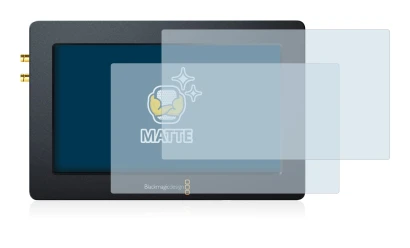 Immagine del dispositivo Blackmagic Design Blackmagic Video Assist 4K (7.0) con un'ampia varietà di protezioni per lo schermo.