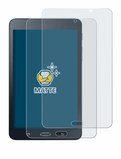 Immagine del dispositivo Samsung Galaxy Tab A6 7.0 con un'ampia varietà di protezioni per lo schermo.