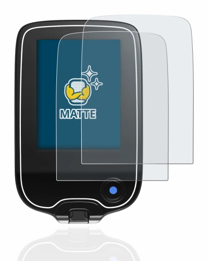 Immagine del dispositivo Freestyle Libre con un'ampia varietà di protezioni per lo schermo.