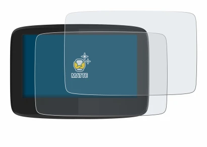 Immagine del dispositivo TomTom GO 620 con un'ampia varietà di protezioni per lo schermo.
