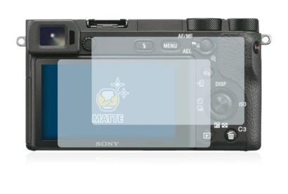 Immagine del dispositivo Sony Alpha 6500 con un'ampia varietà di protezioni per lo schermo.