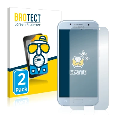 Parte frontale di una confezione del prodotto con il logo del marchio BROTECT. Accanto è raffigurato il dispositivo Samsung Ga