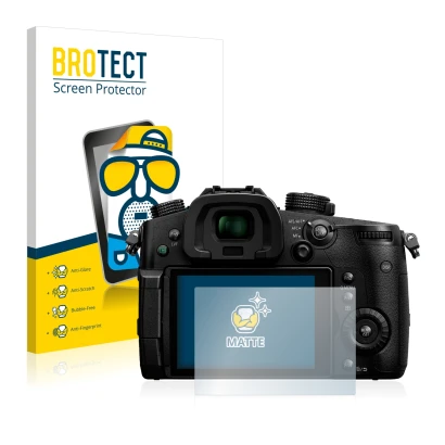 Parte frontale di una confezione del prodotto con il logo del marchio BROTECT. Accanto è raffigurato il dispositivo Panasonic