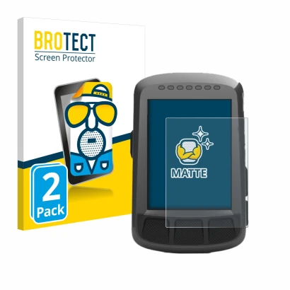 Parte frontale di una confezione del prodotto con il logo del marchio BROTECT. Accanto è raffigurato il dispositivo Wahoo Elem