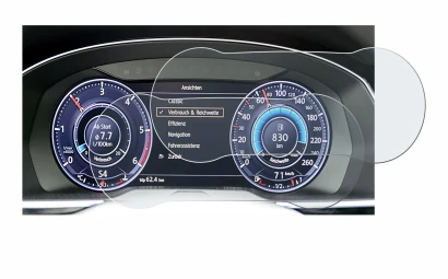Immagine del dispositivo Volkswagen Tiguan 2017 Active Info Cockpit 12.3" con un'ampia varietà di protezioni per lo schermo.