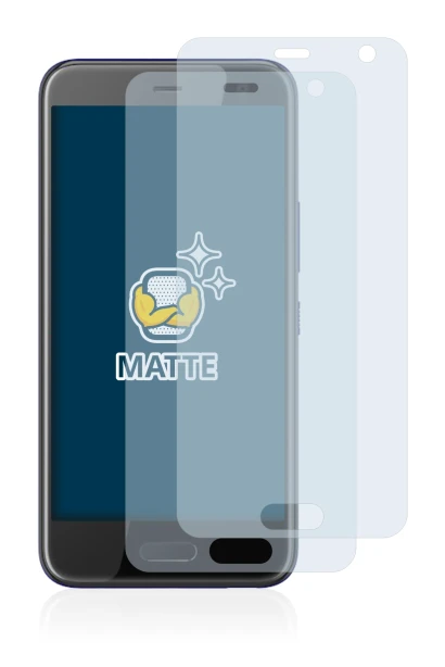 Immagine del dispositivo HTC U11 Life con un'ampia varietà di protezioni per lo schermo.
