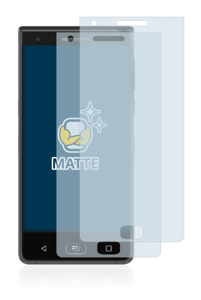Immagine del dispositivo BlackBerry Motion 2017 con un'ampia varietà di protezioni per lo schermo.