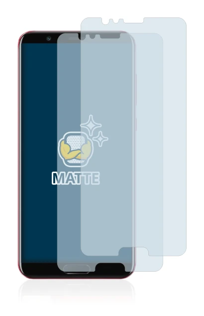 Immagine del dispositivo Honor View 10 con un'ampia varietà di protezioni per lo schermo.