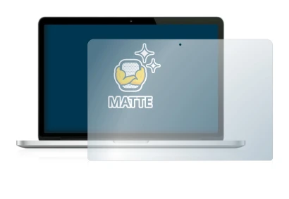 Immagine del dispositivo Apple MacBook Pro Retina 13" (Inizio 2013) con un'ampia varietà di protezioni per lo schermo.