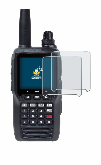 Immagine del dispositivo Yaesu FTA-450 con un'ampia varietà di protezioni per lo schermo.