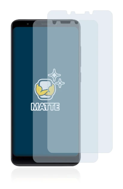 Immagine del dispositivo Xiaomi Mi A2 con un'ampia varietà di protezioni per lo schermo.