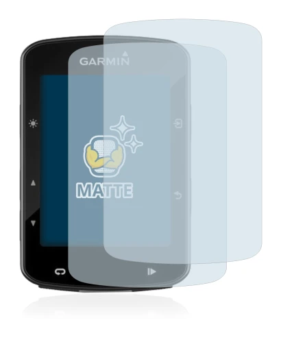 Immagine del dispositivo Garmin Edge 520 Plus con un'ampia varietà di protezioni per lo schermo.