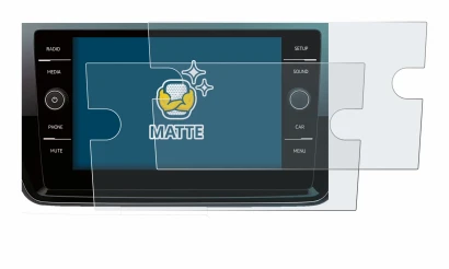 Immagine del dispositivo Volkswagen Polo 2018 Composition Media 8" 2017 con un'ampia varietà di protezioni per lo schermo.